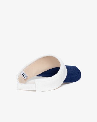 컬러블록 테니스 선바이저