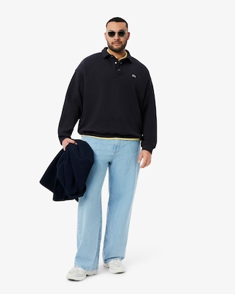 더블페이스 피케 폴로 스웻셔츠