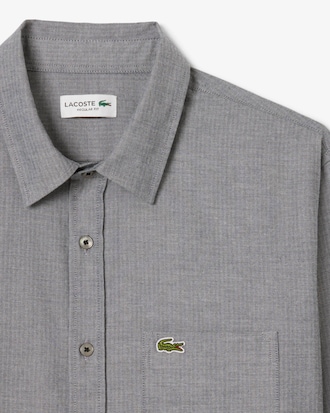 플란넬 헤링본 셔츠