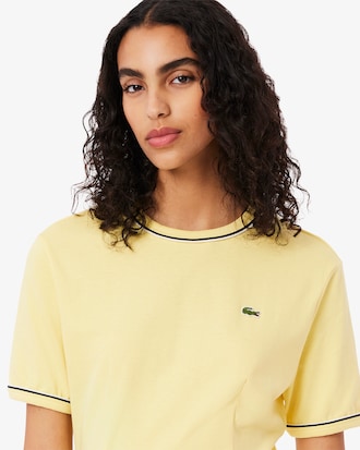 에센셜 핏앤플레어 티셔츠 드레스