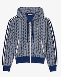 모노그램 후드짚업