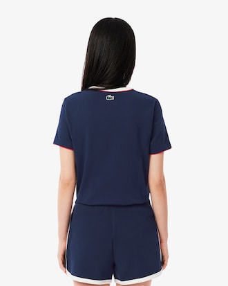 컬러티핑 테니스 그래픽 티셔츠