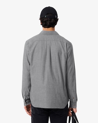 플란넬 헤링본 셔츠