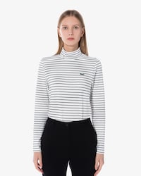 터틀넥 긴팔 티셔츠