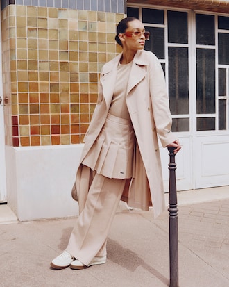 개버딘 트렌치 코트