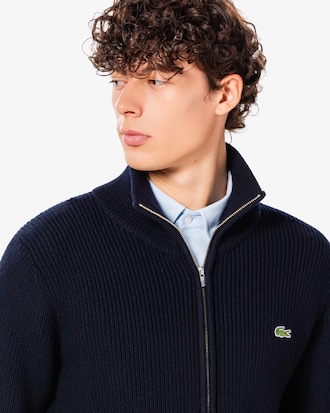 립조직 풀집업 가디건