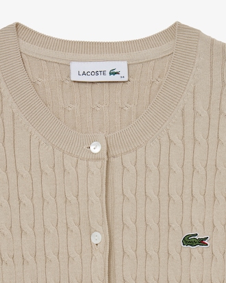 케이블 긴팔 가디건