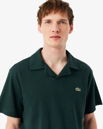 린넨 반팔 폴로 셔츠