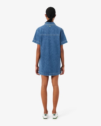 데님 폴로 드레스