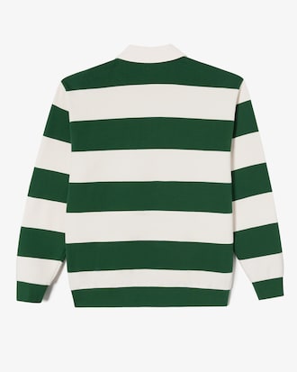 폴로 카라 컬러블록 스웻 셔츠