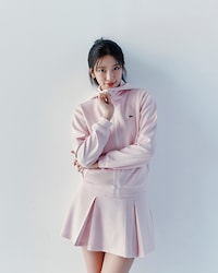 라이트 저지 셋업 스커트