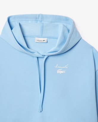 그래픽 포인트 후드 스웻셔츠