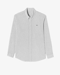 린넨 혼방 스트라이프 셔츠