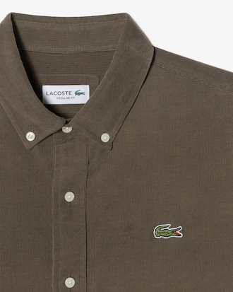 코듀로이 솔리드 셔츠