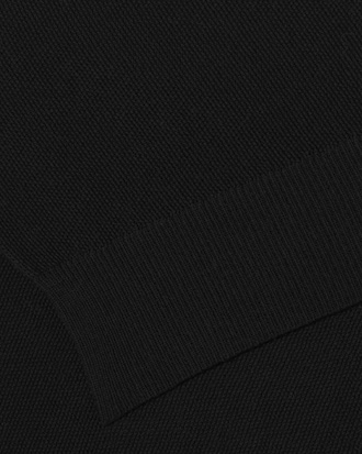 솔리드 반팔 크루넥 스웨터