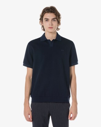 오픈 카라 텍스쳐 폴로