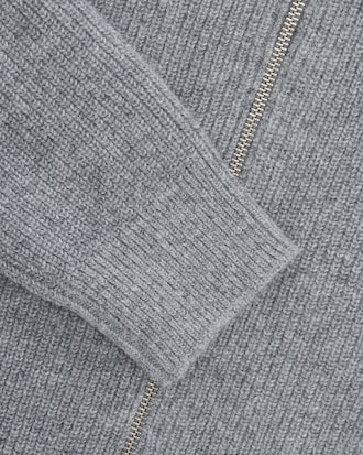 립조직 풀집업 가디건