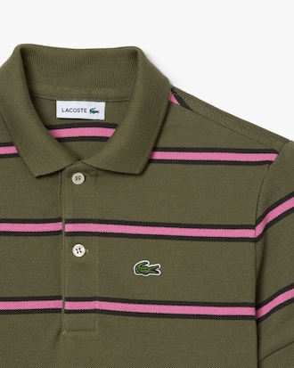 멀티 스트라이프 반팔 폴로