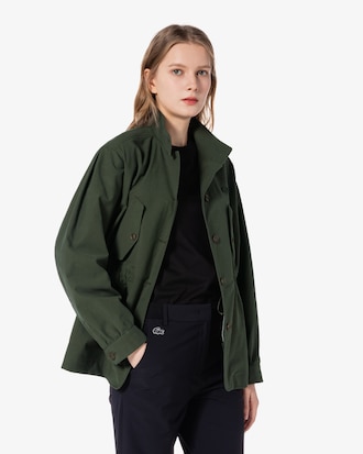 뉴 밴드넥 사파리 점퍼