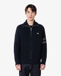 케이블 집업 가디건