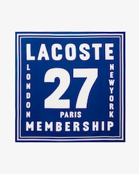 유니섹스 테니스 그래픽 실크 스카프