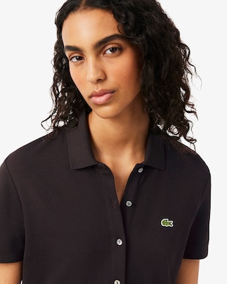 미니 피케 반팔 폴로 드레스