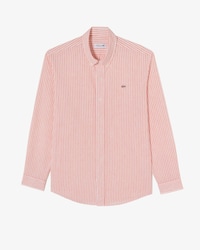 린넨 혼방 스트라이프 셔츠