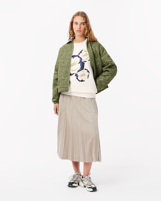 플라워 그래픽 스웻셔츠