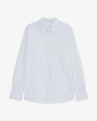 릴렉스핏 스트라이프 포플린 셔츠