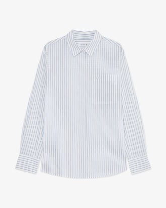 릴렉스핏 스트라이프 포플린 셔츠