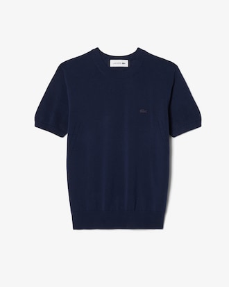 라이트 코튼 반팔 스웨터