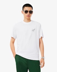 백 프린팅 클래식핏 반팔 티셔츠