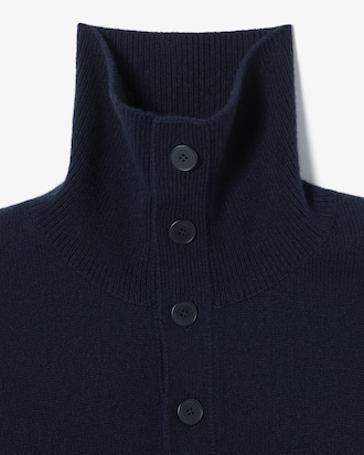 하프 버튼 풀오버