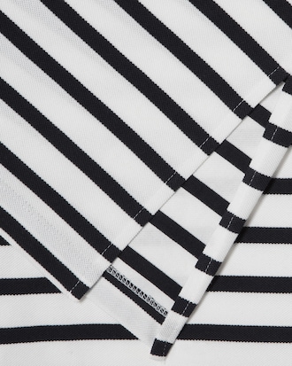 슬림핏 롱기장 피케 드레스