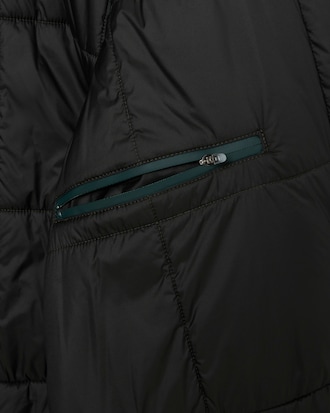 롱 퍼퍼 재킷 라이트 메탈릭 웨이브