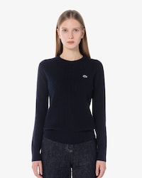 케이블 크루넥 스웨터