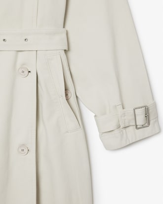 코튼 트윌 트렌치코트