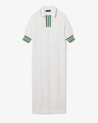 오버사이즈 니트 시스루 롱 드레스