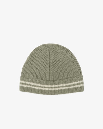 라운드 울 니트 모자