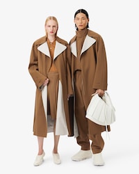 유니섹스 오버사이즈 테크니컬 트렌치코트