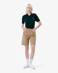 립조직 반팔 스웨터 폴로
