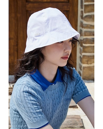 코튼 라운드 버킷햇