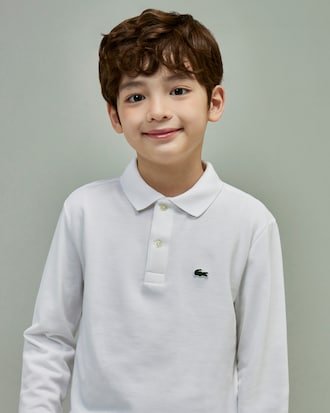 키즈 베이직 긴팔 폴로 셔츠