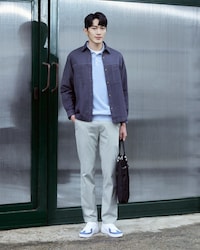 JP 릴랙스 핏 체스트 포켓 아우터 셔츠