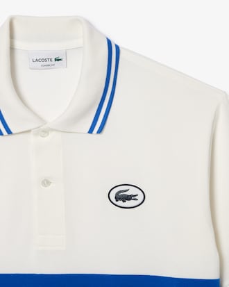 배색 팁핑 & 퍼프 뱃지 매치 폴로