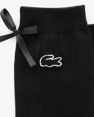 여성 리본 포인트 스카시 삭스