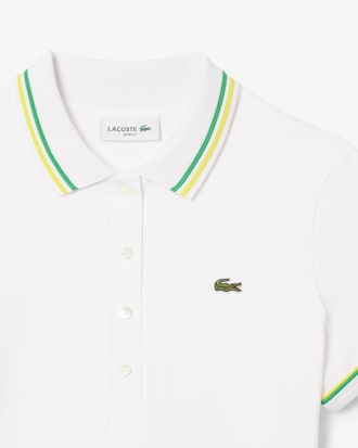 컬러티핑 슬림핏 저지 폴로셔츠