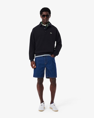 더블페이스 피케 폴로 스웻셔츠