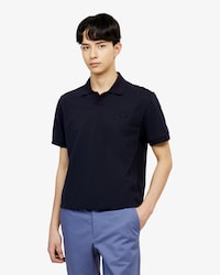 베이직 오픈카라 반팔 폴로 셔츠