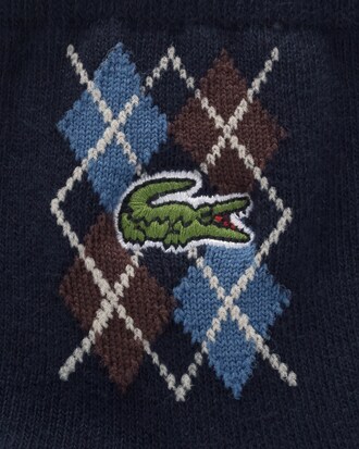 남성 아가일 앵클 양말